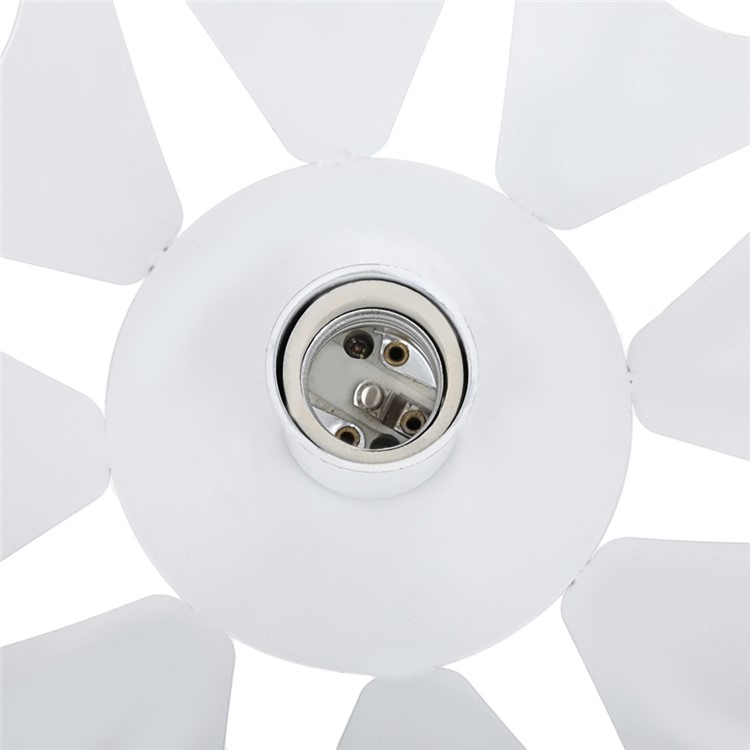 YouOKLight YK2407 E27 White Round Shaped Chandeliers Lampshade Iron Lamp Shade (No light source) - White-3