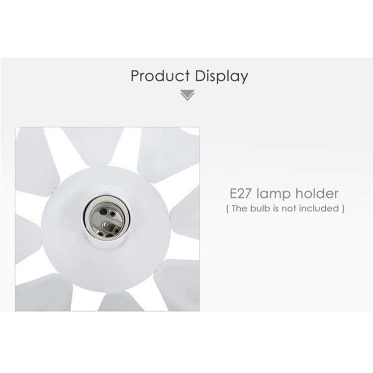 YouOKLight YK2407 E27 White Round Shaped Chandeliers Lampshade Iron Lamp Shade (No light source) - White-6