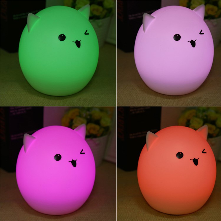 YouOKLight YK2229 DC5V Cute Colorful Cartoon Silicone Gel LED Night Light - Elf Pig-5