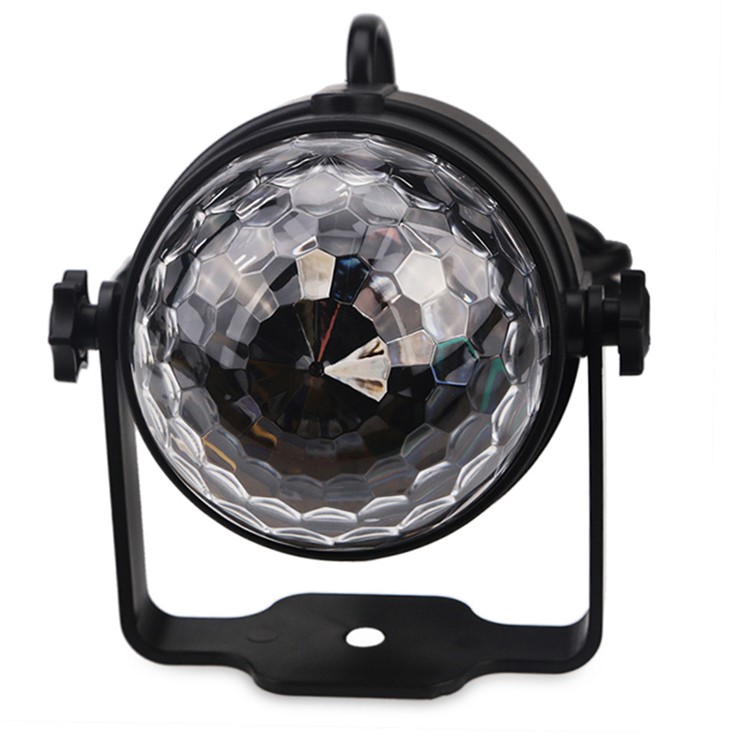 YOUOKLIGHT YK2278 3W 3-LED Stage Magic UV Light Sound Active LED Rotating Magic Ball Light - EU Plug-4