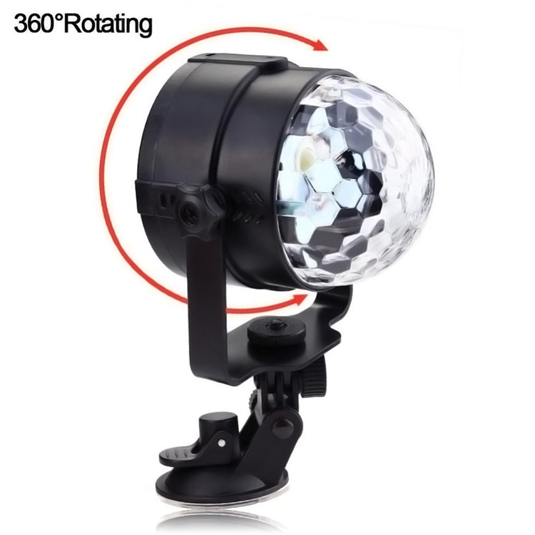 YOUKLIGHT YK2279 Tragbare Fernbedienung 3-LED USB-Sound Aktive LED Rotierenden Magische Kugel Licht Mit Ständer-10