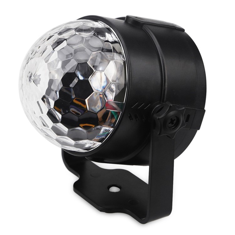 YOUKLIGHT YK2279 Tragbare Fernbedienung 3-LED USB-Sound Aktive LED Rotierenden Magische Kugel Licht Mit Ständer-2