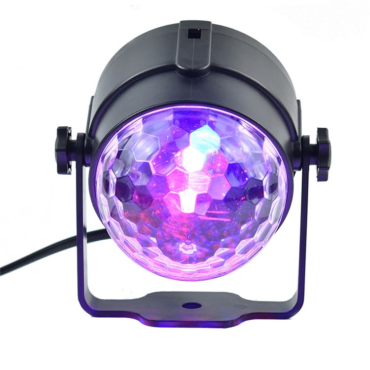 YOUKLIGHT YK2279 Tragbare Fernbedienung 3-LED USB-Sound Aktive LED Rotierenden Magische Kugel Licht Mit Ständer-29