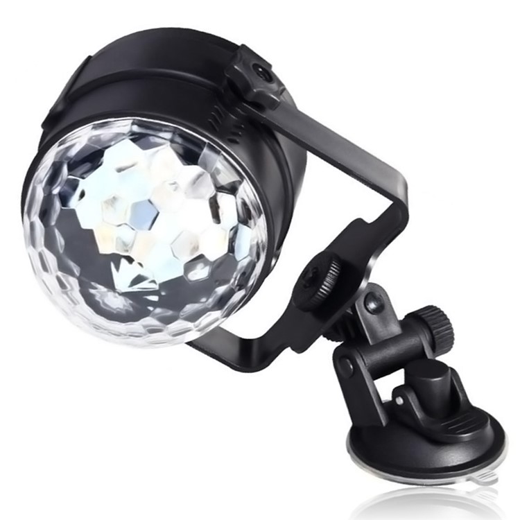 YOUKLIGHT YK2279 Tragbare Fernbedienung 3-LED USB-Sound Aktive LED Rotierenden Magische Kugel Licht Mit Ständer-3
