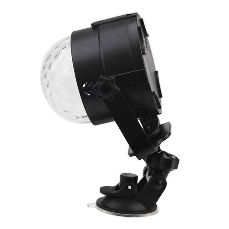 YOUKLIGHT YK2279 Tragbare Fernbedienung 3-LED USB-Sound Aktive LED Rotierenden Magische Kugel Licht Mit Ständer-4