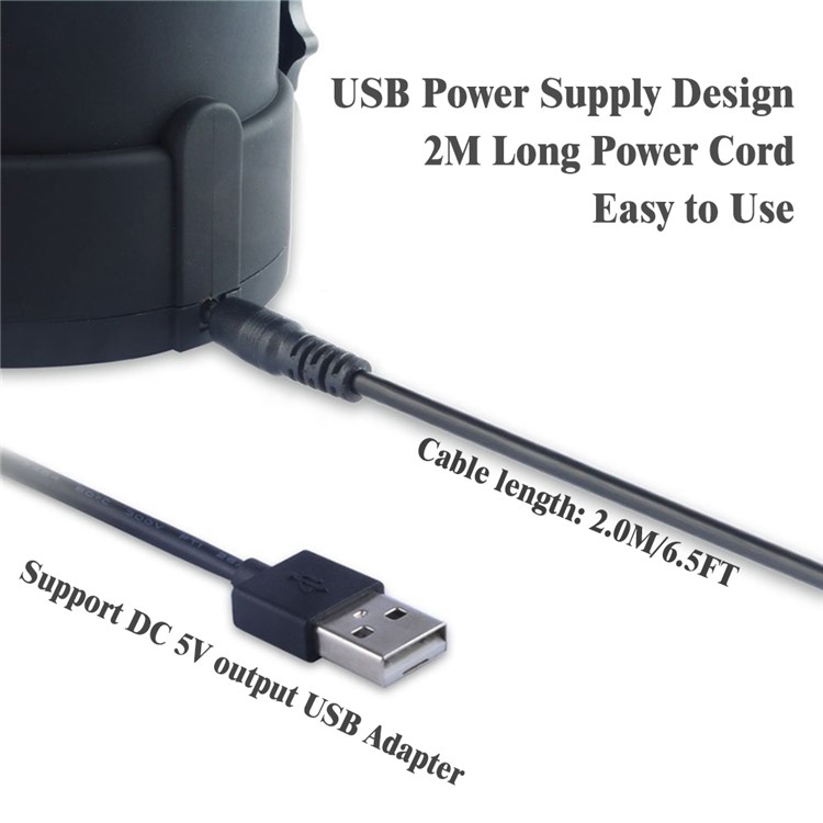 YOUKLIGHT YK2279 Tragbare Fernbedienung 3-LED USB-Sound Aktive LED Rotierenden Magische Kugel Licht Mit Ständer-8