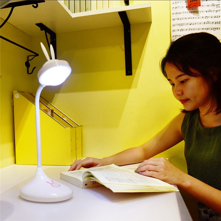 YOUOKLIGHT YK2277 Rabbit Dimmable Touch Control Study Reading LED Table Lamp 360° Adjustable Angle-12
