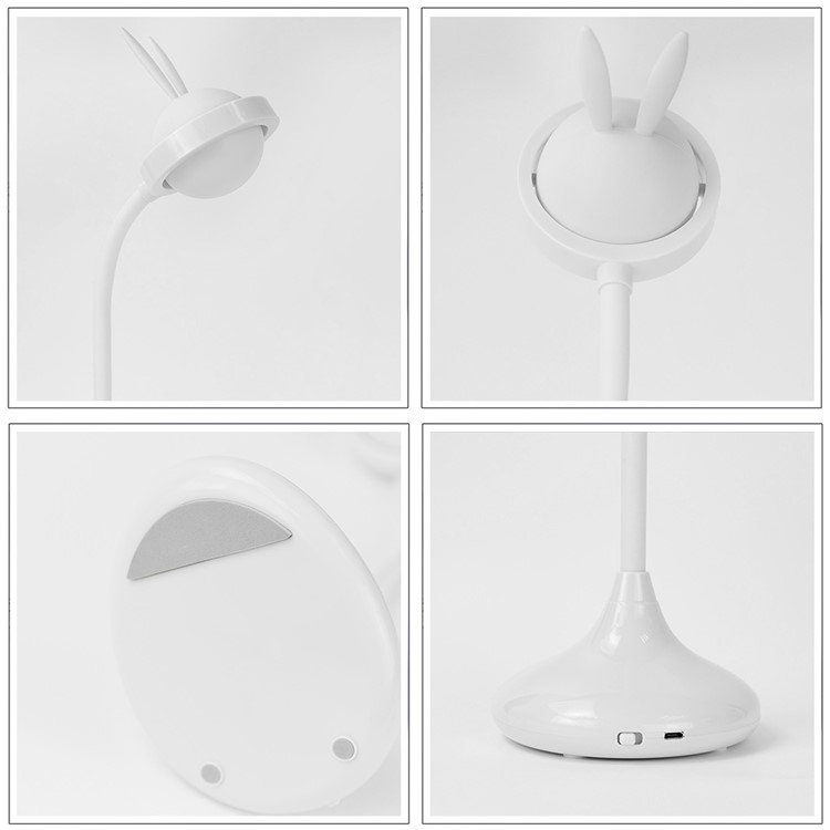 YOUOKLIGHT YK2277 Rabbit Dimmable Touch Control Study Reading LED Table Lamp 360° Adjustable Angle-3