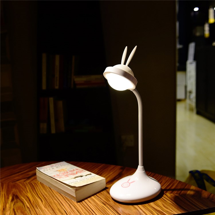 YOUOKLIGHT YK2277 Rabbit Dimmable Touch Control Study Reading LED Table Lamp 360° Adjustable Angle-8