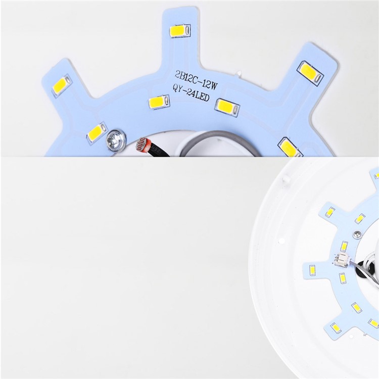 YouOKLight YK2029 Cool White 12W 24-SMD 5730 LED Ceiling Light Voice Control Sensor-7
