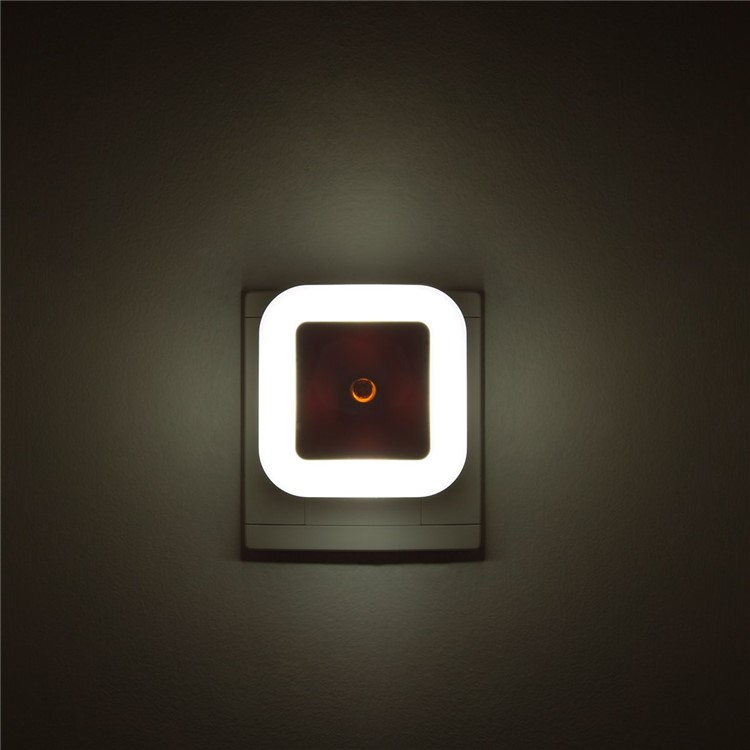 4PCS/Set Smart LED Energy Saving Light Control Night Light Plug-in Wall Lamp - US Plug-5