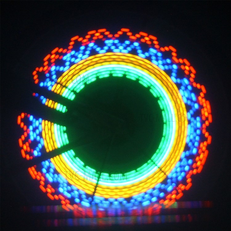 YOUOKLIGHT YK1514 RGB 32-Mode Cycling Bike Tire Wheel Valve 16-LED Flash Light-12