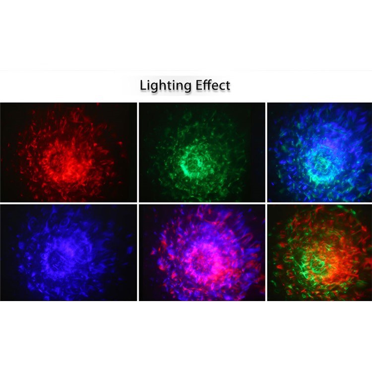 YouOKLight YK2280 12W RGBW Remote Control Colorful Flame Marine Landscape LED Projection Lamp for Courtyard Christmas - US Plug-14