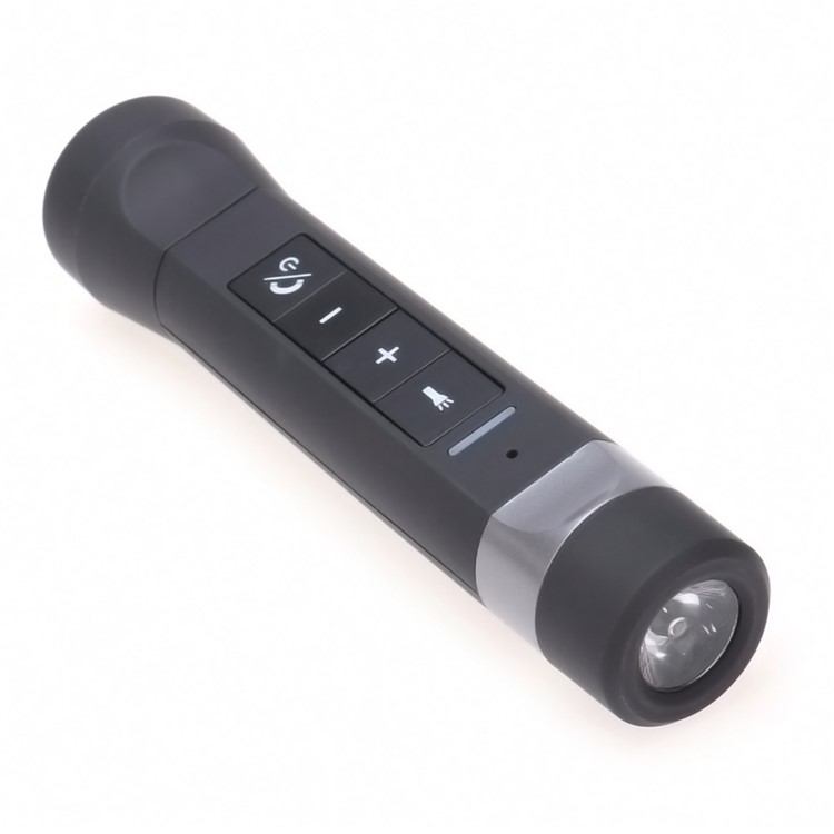 YOUOKLIGHT Multi-function Bike LED Flashlight + Bluetooth Speaker + Mobile Power Bank YK6226 - Black-2