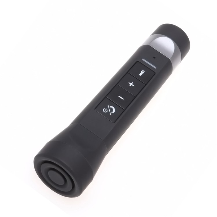 YOUOKLIGHT Multi-function Bike LED Flashlight + Bluetooth Speaker + Mobile Power Bank YK6226 - Black-3