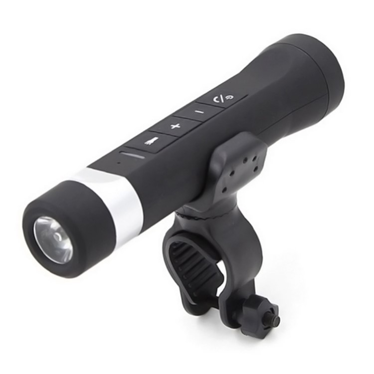 YOUOKLIGHT Multi-function Bike LED Flashlight + Bluetooth Speaker + Mobile Power Bank YK6226 - Black-4