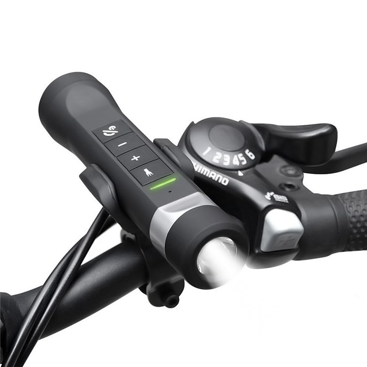 YOUOKLIGHT Multi-function Bike LED Flashlight + Bluetooth Speaker + Mobile Power Bank YK6226 - Black-7