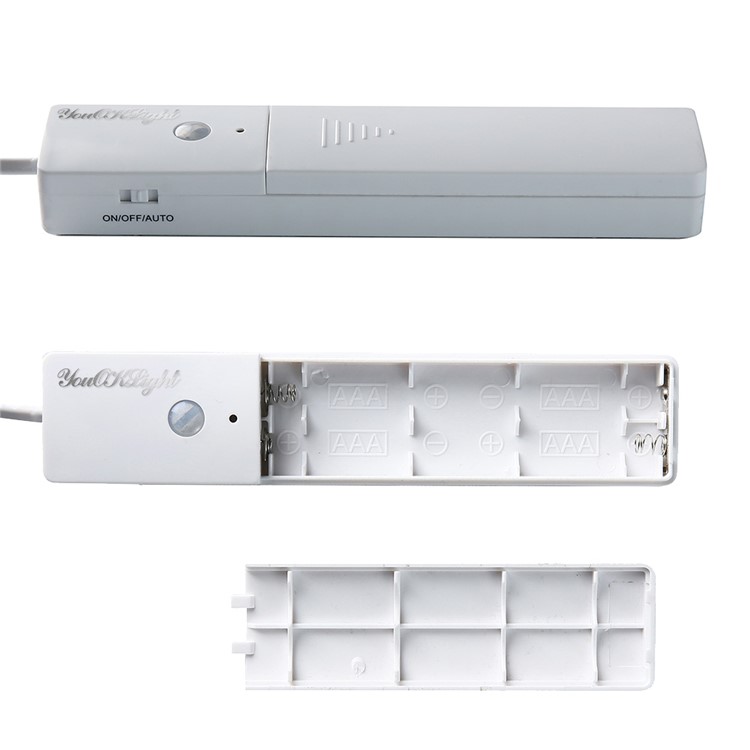 YouOKLight YK2273 1M 3W Motion Sensing Warm White Light LED Strip Lamp DC 5V-4