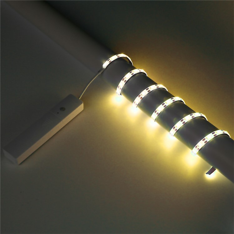 YouOKLight YK2273 1M 3W Motion Sensing Warm White Light LED Strip Lamp DC 5V-9