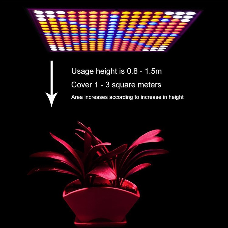 YouOKLight YK6009 45W 225-2835 LED Square Plant Grow Light - US Plug-12
