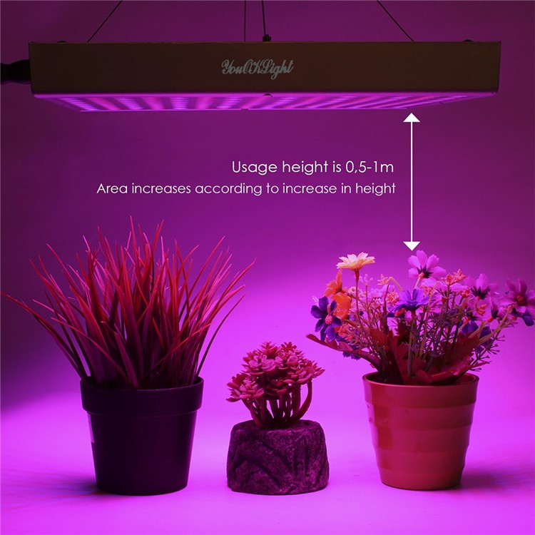 YouOKLight YK6009 45W 225-2835 LED Square Plant Grow Light - US Plug-15