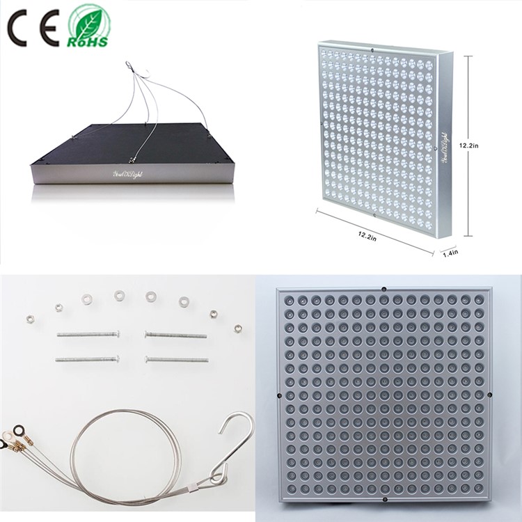 YouOKLight YK6009 45W 225-2835 LED Square Plant Grow Light - US Plug-9