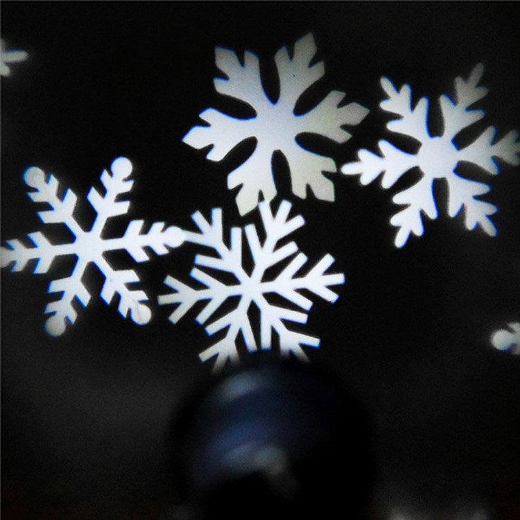 YouOKLight YK2281 12W LED Stage Lights Cool White Christmas Laser Snowflake Projector Lamp Home Decor - EU Plug-7