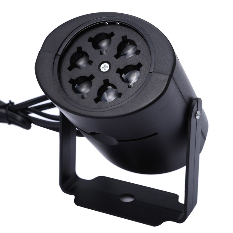 YK2283 4 Muster Mini LED Bühnenlicht 4W RGBW Weihnachtsdekoration LED Projektor Licht - US Zapfen-7
