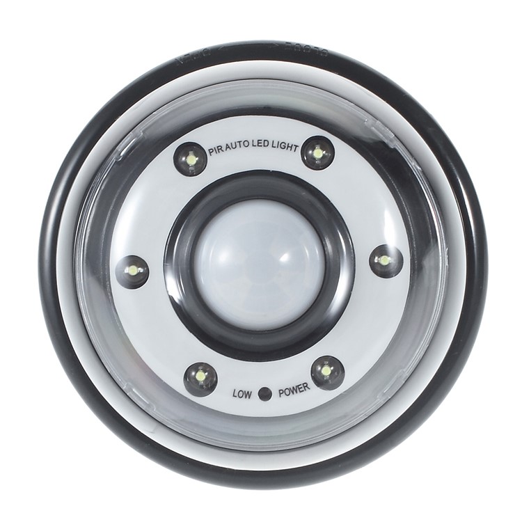 Auto PIR 6-LED Light Infrared Sensor Lamp Motion Light - Black-2
