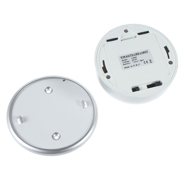 Auto PIR 6-LED Light Infrared Sensor Lamp Motion Light - Silver Color-3