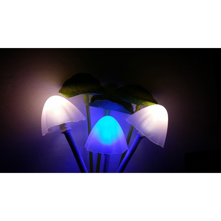 LED 7 Color Light Dependent Control Creative Cute Mushroom Design Light-10