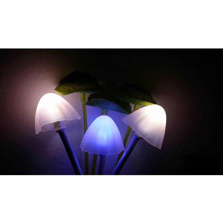 LED 7 Color Light Dependent Control Creative Cute Mushroom Design Light-8