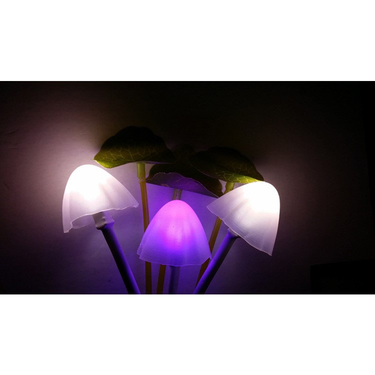 LED 7 Color Light Dependent Control Creative Cute Mushroom Design Light-9