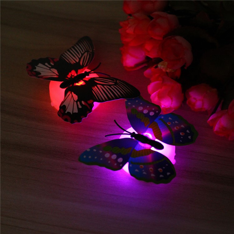 10Pcs 3D Butterfly Removable Mural Stickers Wall Stickers Decal for Home and Room Decoration-6