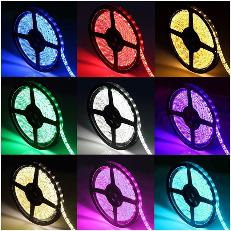 Smart Home Wi-Fi RGB 5M 300x5050 SMD Waterproof IP65 LED Strip Light Kit - US Plug-6