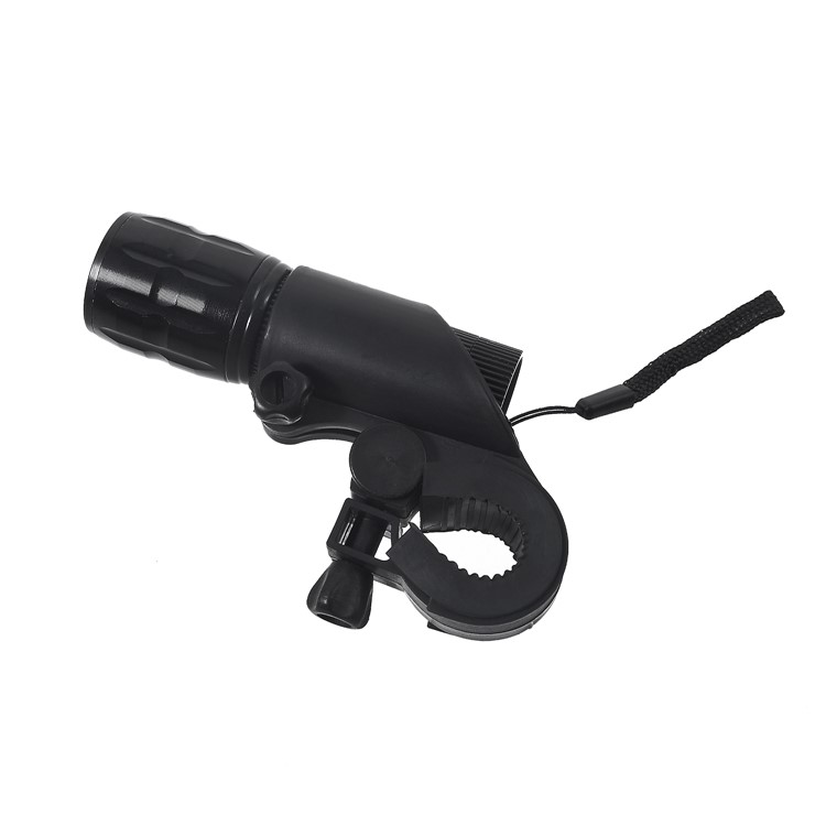 Q5 Waterproof 3W 140lm 3 Modes LED Bike Light Zoomable Torch with Bike Handlebar Mount - Black-4