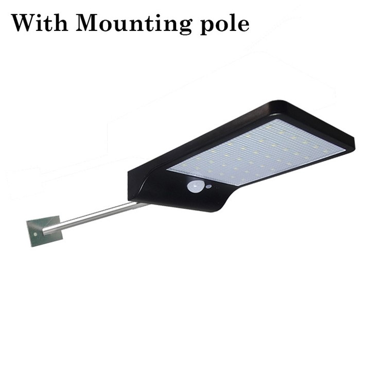 450LM 36 LEDs PIR Motion Sensor Lamp Outdoor Street Waterproof Wall Light - Black-5