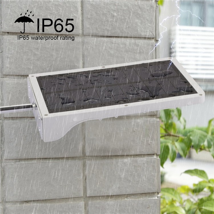 36 LEDs Solarbetriebene Wandleuchte mit Montagestange Outdoor Waterproof Motion Sensor Light - Weiß-1