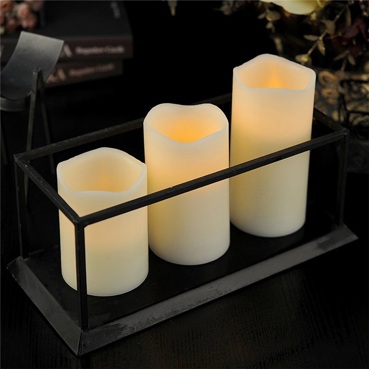 YOUOKLIGHT 3Pcs / Set YK2271 Mudança de cor LED Vela eletrônica LED Candle Lights com controle remoto-15