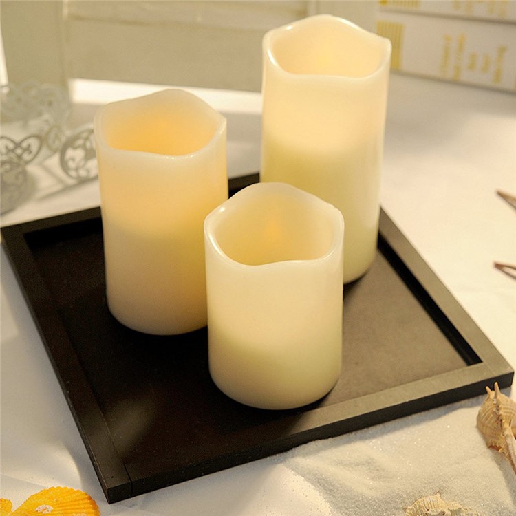 YOUOKLIGHT 3Pcs / Set YK2271 Mudança de cor LED Vela eletrônica LED Candle Lights com controle remoto-17
