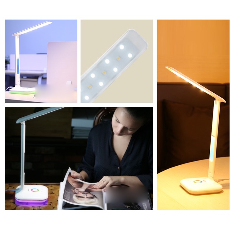 REMAX E270 Faltbare LED-Tischleuchte Augenschutz 3 Lichtmodi Touch-Tasten LCD-Display-6