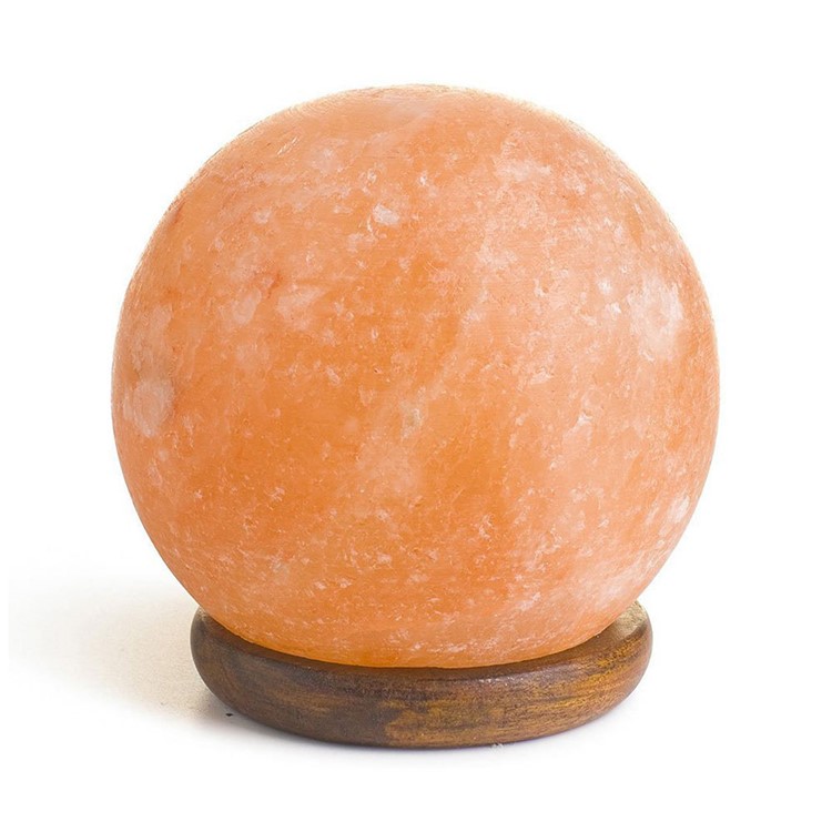 YK2290 3W 5V Multi-color Spherical Himalayan Crystal Salt Lamp Air Purifier Night Light-3