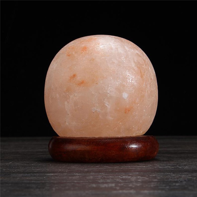 YK2290 3W 5V Multi-color Spherical Himalayan Crystal Salt Lamp Air Purifier Night Light-7