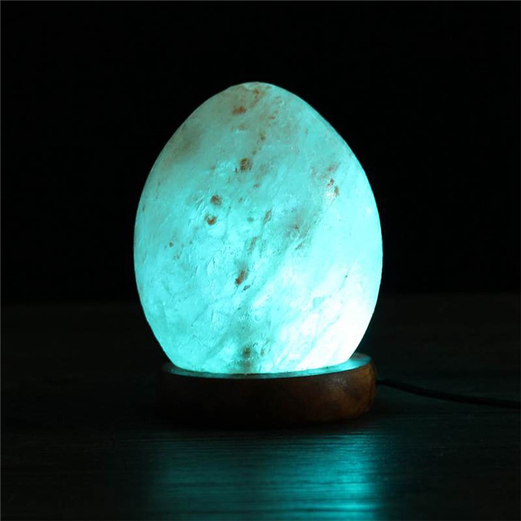 YOUOKLIGHT YK2294 Egg Shaped Natural Himalayan Salt Lamp Air Purifier Night Light Bedside Home Decor-8