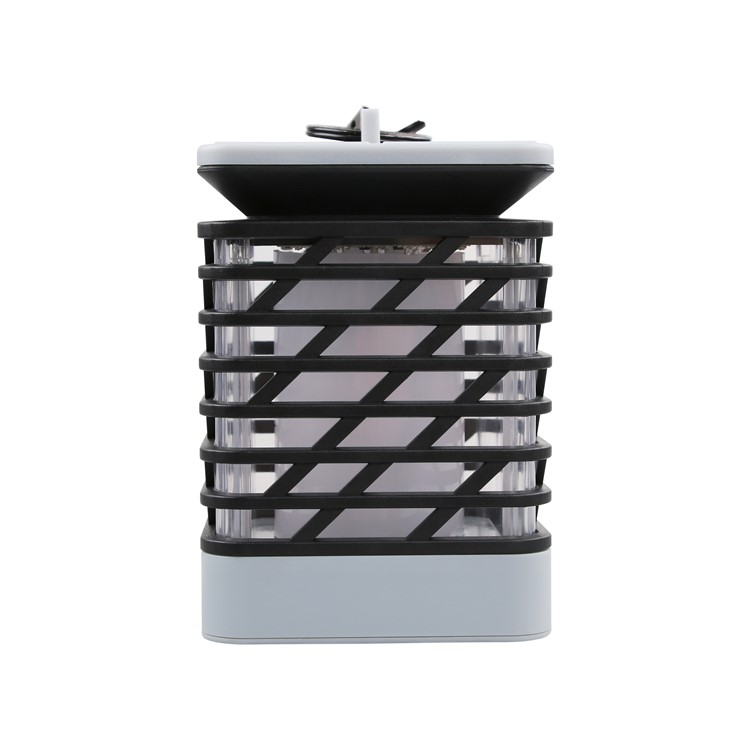Hanging LED Solar Lantern Candles for Outdoor Garden Lawn Yard - Black / White-2