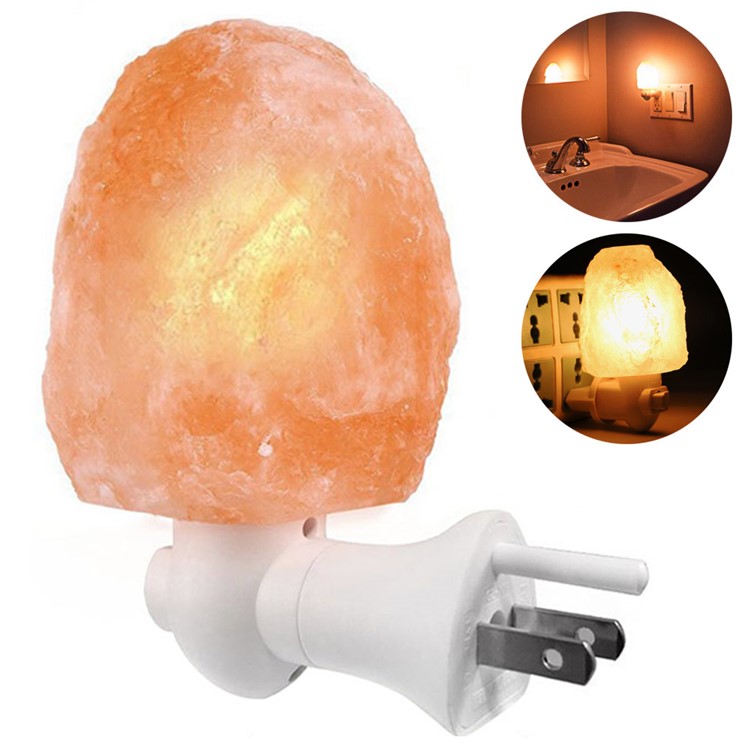 YouOKLight YK2291 7W 120V Warm White Himalayan Salt Lamps Crystal Salt Lamp - US Plug-1