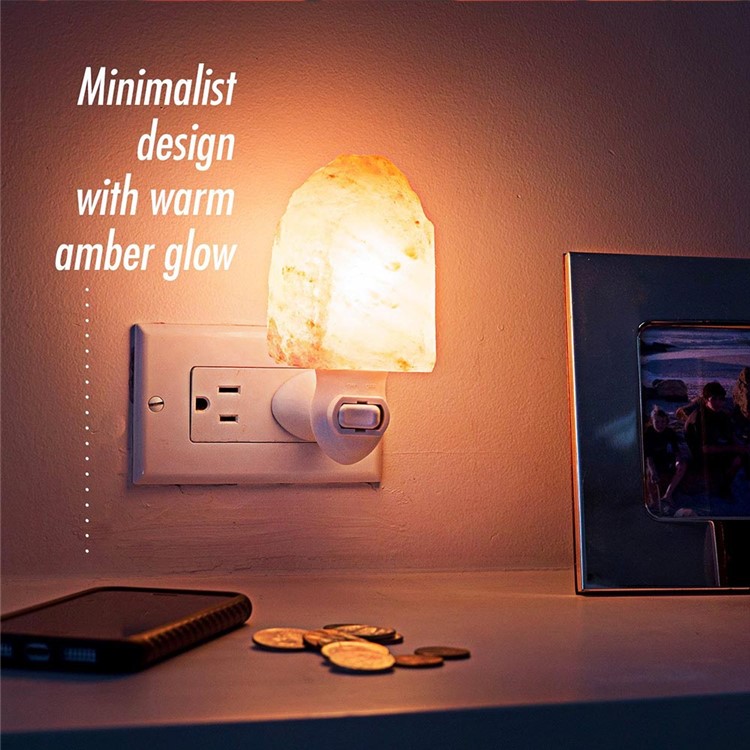 YouOKLight YK2291 7W 120V Warm White Himalayan Salt Lamps Crystal Salt Lamp - US Plug-10