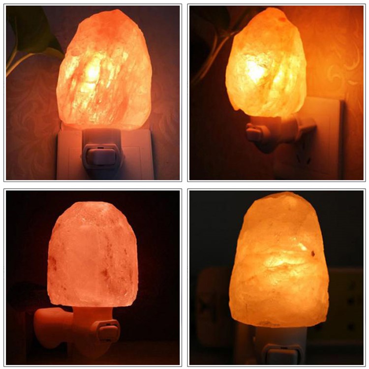 YouOKLight YK2291 7W 120V Warm White Himalayan Salt Lamps Crystal Salt Lamp - US Plug-12