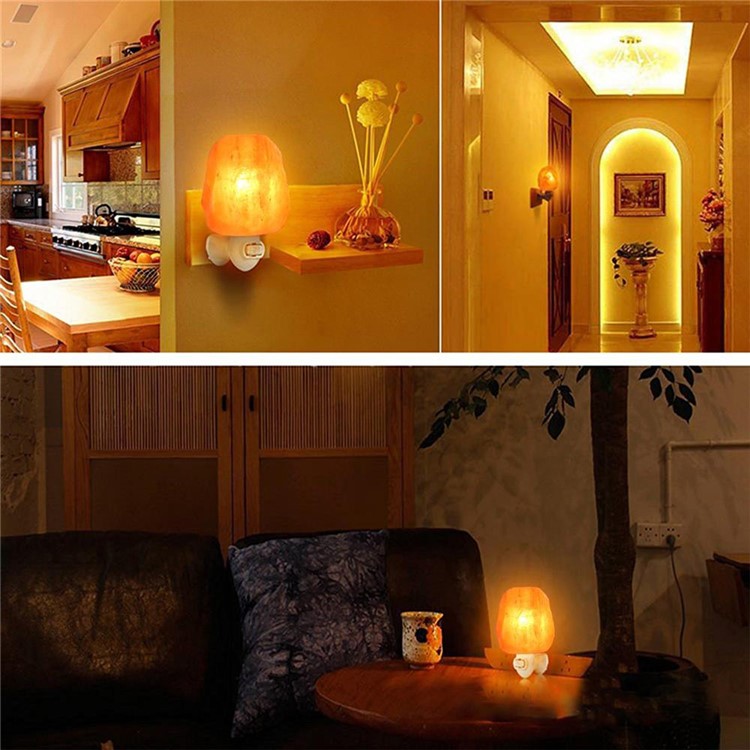 YouOKLight YK2291 7W 120V Warm White Himalayan Salt Lamps Crystal Salt Lamp - US Plug-13