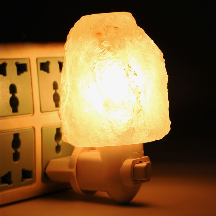 YouOKLight YK2291 7W 120V Warm White Himalayan Salt Lamps Crystal Salt Lamp - US Plug-6